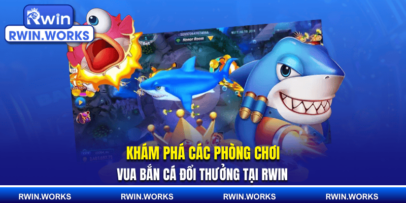 Khám phá các phòng chơi vua bắn cá đổi thưởng tại RWIN